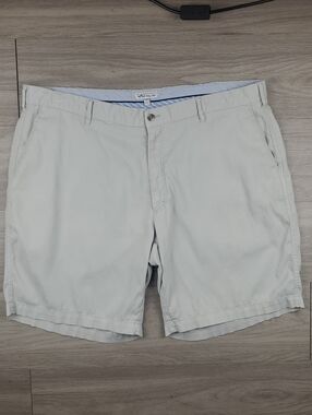Peter Millar Crown Crafted Surge Performance Golf Shorts Mens 40 Tan 9" Stretch